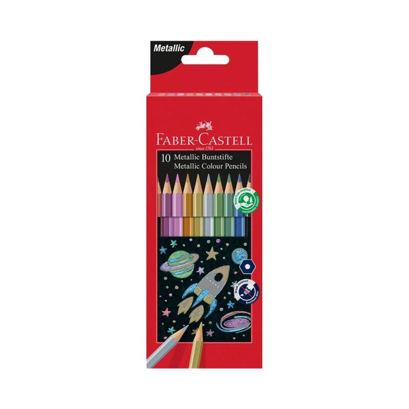 Faber-Castell Ξυλομπογιές Classic Colour colour pencils, cardboard wallet of 10 - 077201583/