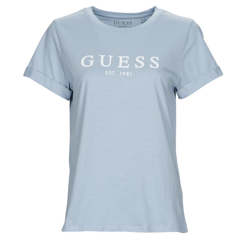 T-shirt με κοντά μανίκια Guess ES SS GUESS 1981 ROLL CUFF TEE
