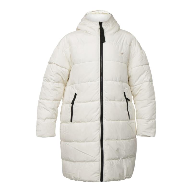 Funky Buddha HIDDEN HOOD PUFFER JACKET Λευκό