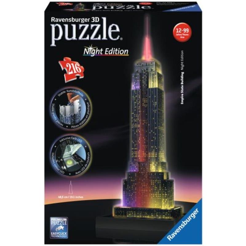 Παζλ 3D Empire State Building-Νυχτερινή Έκδοση (12566)