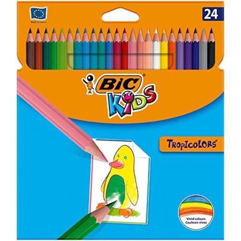 Bic Ξυλομπογιές Kids Tropicolors 24Τμχ (937518)