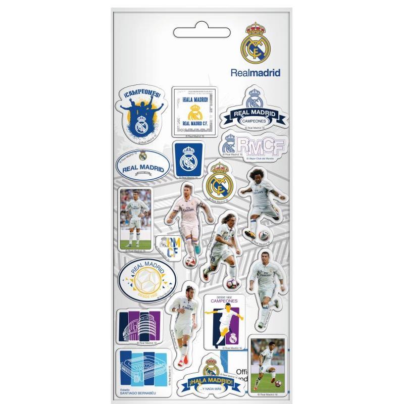 Real Madrid Αυτοκόλλητα Puffy 10x22cm (0170520)