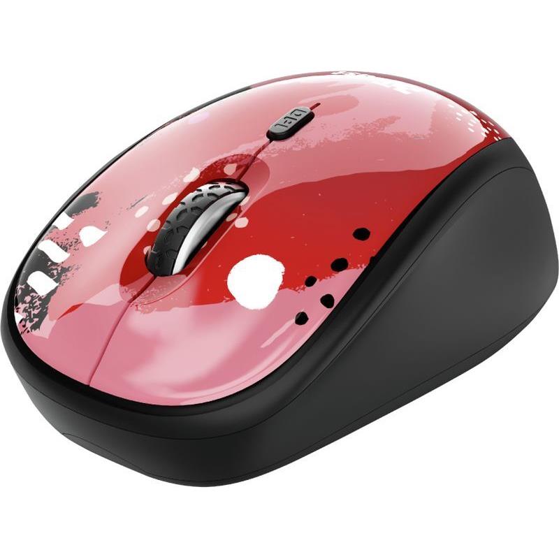 Trust Mouse IVY Wireless Red Brush (00169491)