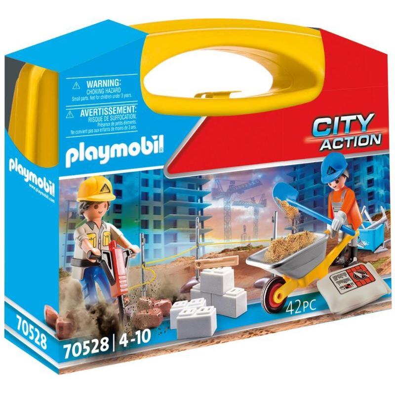 Playmobil Maxi Βαλιτσάκι Τεχνικά Έργα (70528)