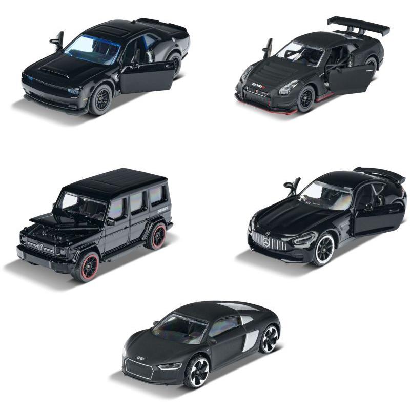 Majorette D/C Giftpack Black Edition Σετ 5 Αυτοκίνητα 7.5cm (212053174)