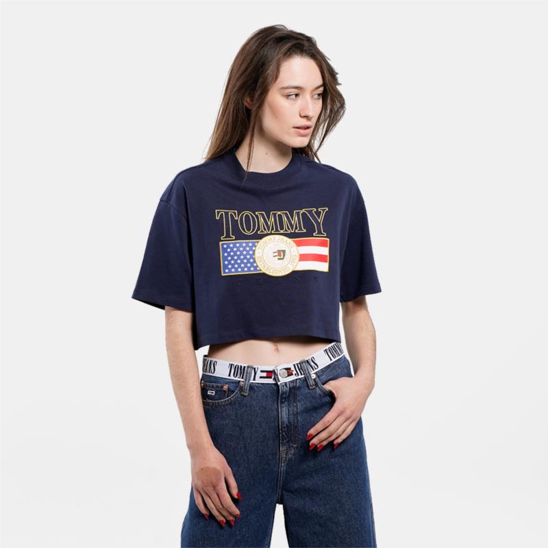 Tommy Jeans Jersey Γυναικείο Cropped T-shirt (9000138066_45076)