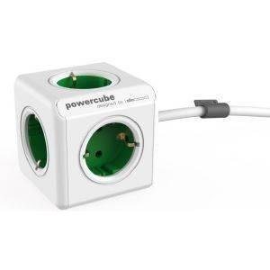 ALLOCACOC POWERCUBE EXTENDED INCL. 1.5M CABLE GREEN TYPE F
