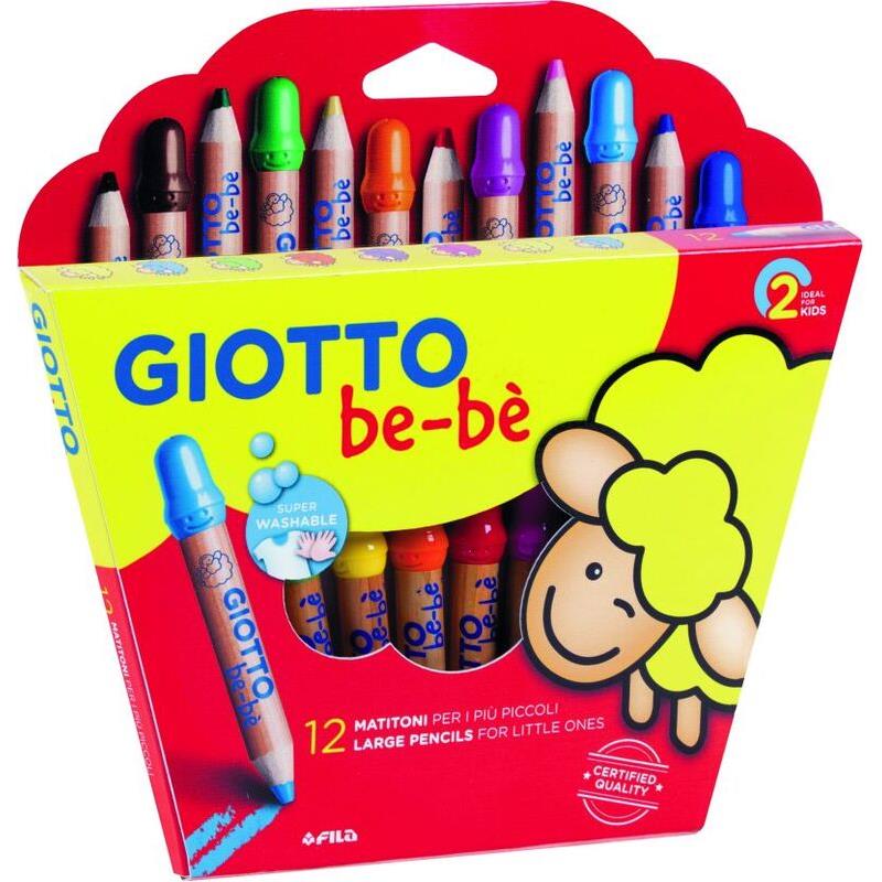 Giotto 12 Ξυλομπογιές Bebe (466500)