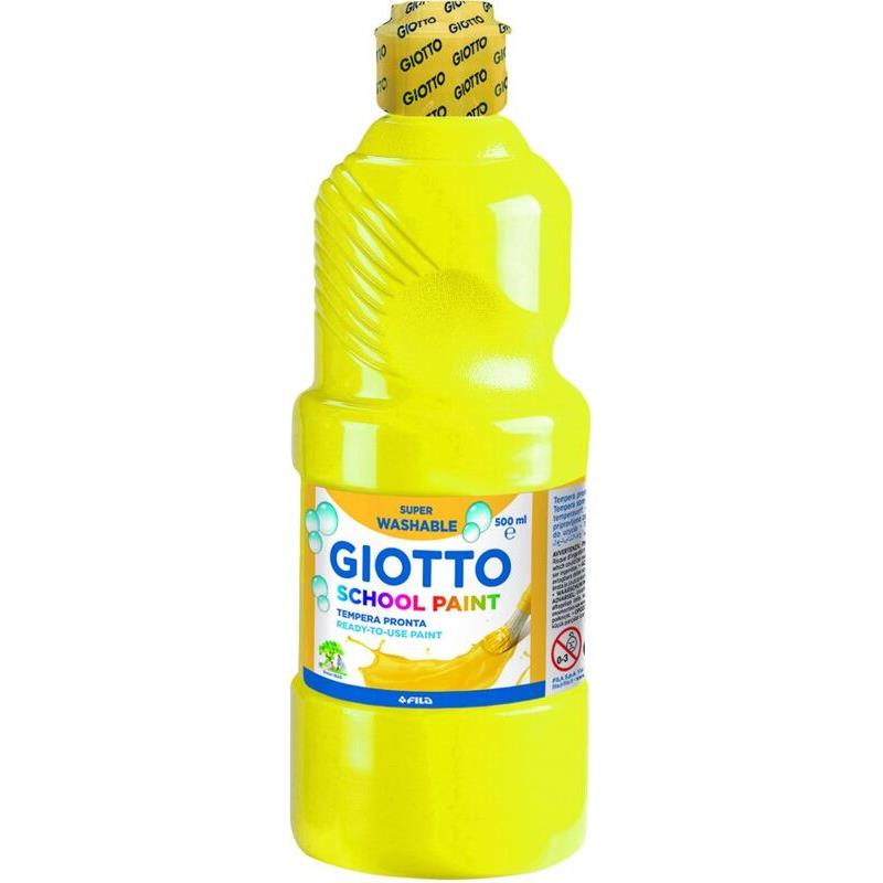 Giotto Τέμπερα Κίτρινο 500ml (535302)