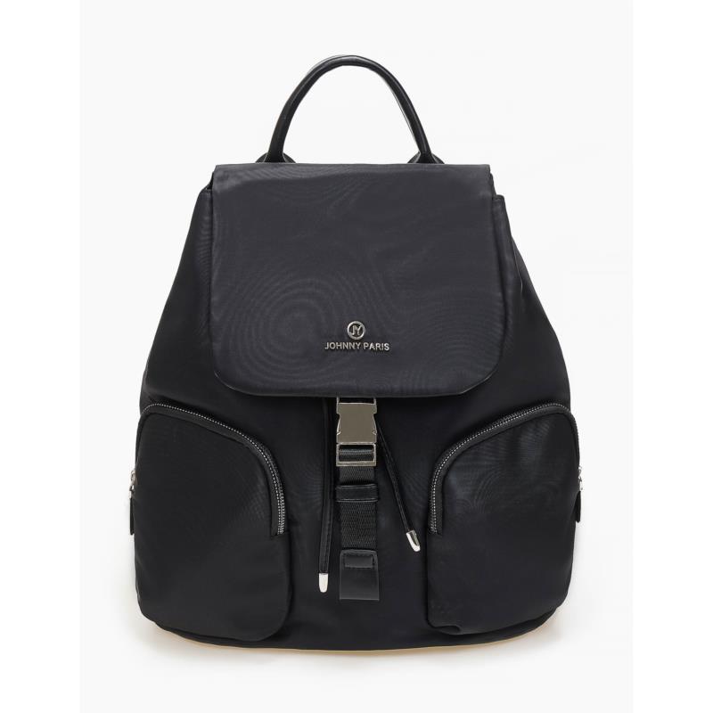 Σακίδιο backpack με φερμουάρ - Μαύρο