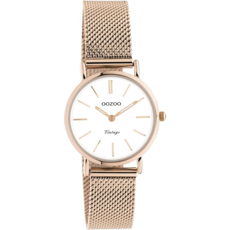 OOZOO Vintage - C20233, Rose Gold case with Metal Bracelet