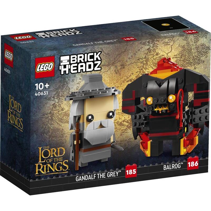 LEGO Brickheadz Lord Of The Rings Gandalf The Grey & Balrog (40631)