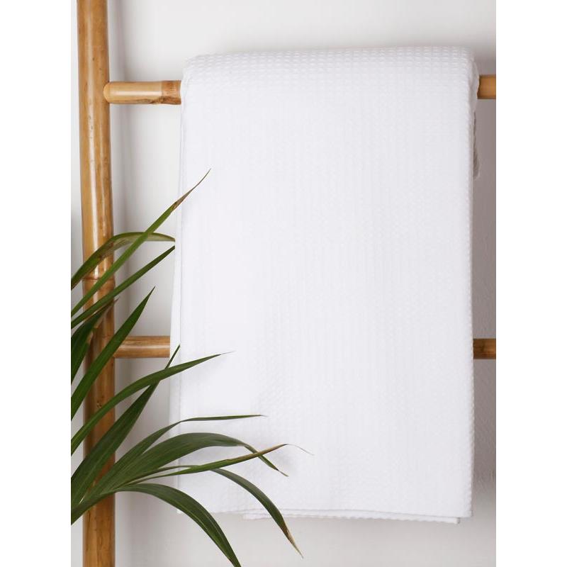 Sunshine Κουβέρτα πικέ cotton White Υπέρδιπλη (230x265)