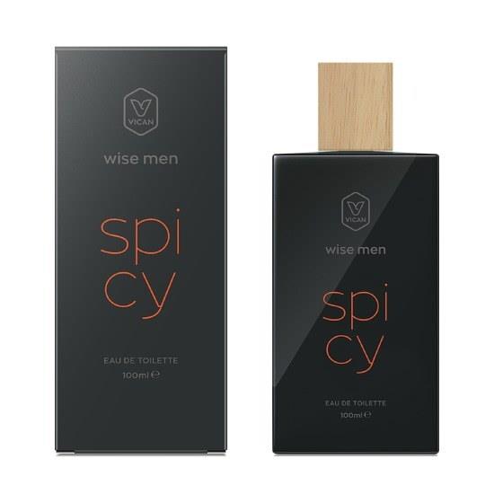 VICAN Wise Men Eau De Toilette Spicy Ανδρικό Άρωμα με Κάρδαμου & Βitter Οrange 100ml