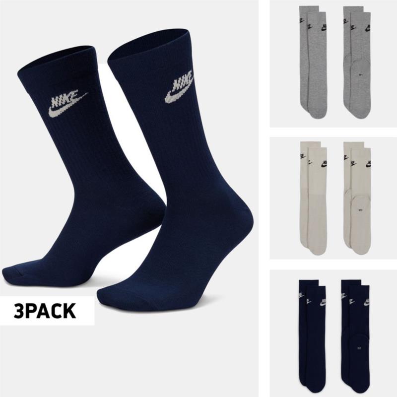 Nike Sportswear Everyday Essential 3-Pack Unisex Κάλτσες (9000130414_20432)