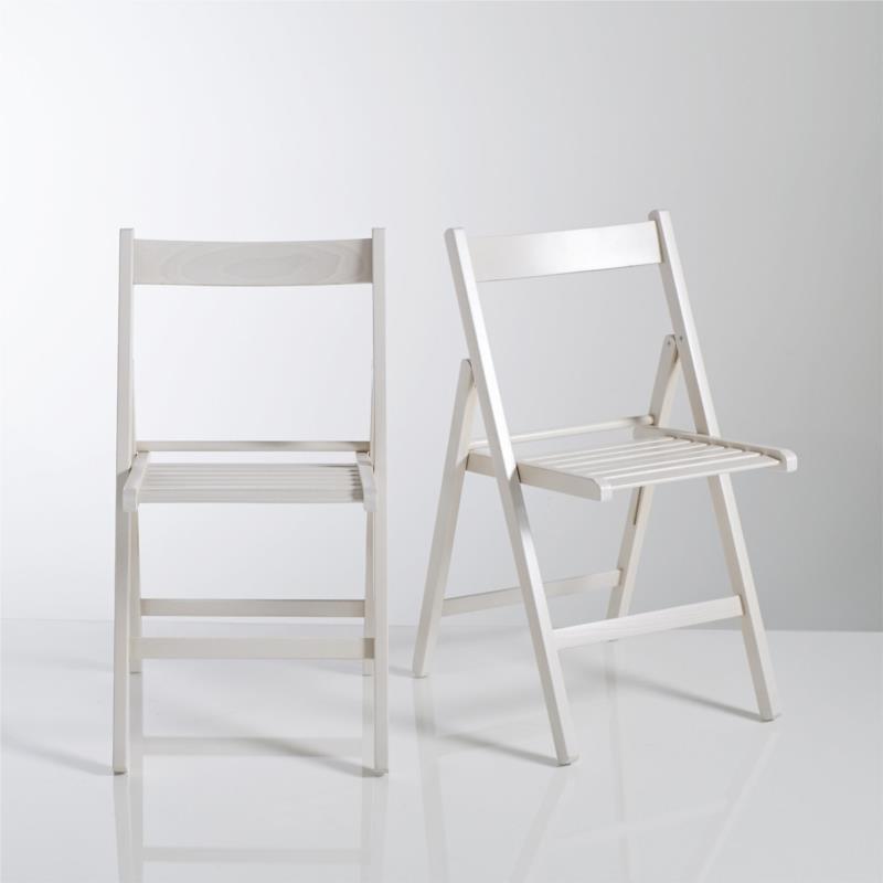 Πτυσσόμενη καρέκλα Yann (σετ των 2) Μ47xΠ43xΥ80cm