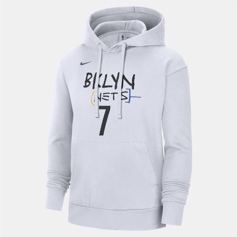 Nike NBA Brooklyn Nets Kevin Durant City Edition Ανδρική Μπλούζα με Κουκούλα (9000110442_45529)
