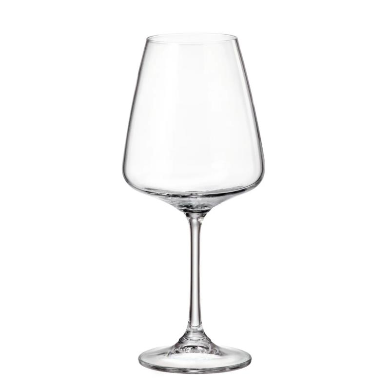 Ποτήρι Κρασιού Κρυστάλλινο Bohemia Corvus 450ml CTB15C69450 (Σετ 6 Τεμάχια) (Υλικό: Κρύσταλλο, Χρώμα: Διάφανο , Μέγεθος: Κολωνάτο) - Κρύσταλλα Βοημίας - CTB15C69450