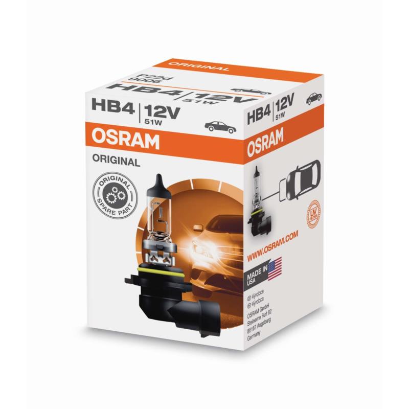 Λάμπα Osram HB4 9005 Original 12V 51W 1μχ 9006