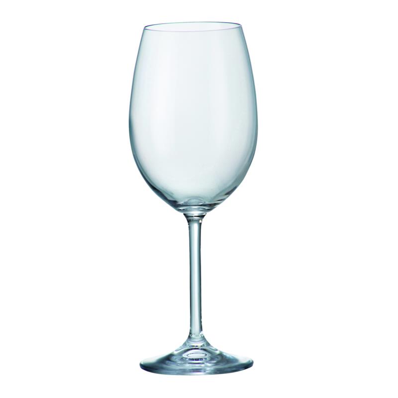 Ποτήρι Κρασιού Κρυστάλλινο Bohemia Colibri 450ml CTB03202045 (Σετ 6 Τεμάχια) (Υλικό: Κρύσταλλο, Χρώμα: Διάφανο , Μέγεθος: Κολωνάτο) - Κρύσταλλα Βοημίας - CTB03202045