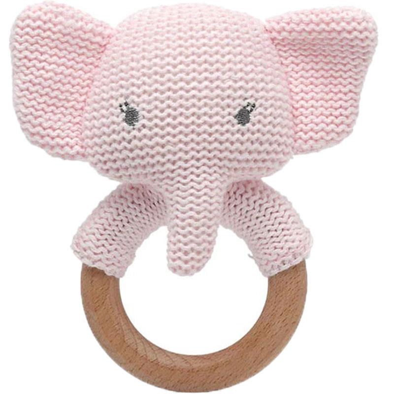 Μασητικό Οδοντοφυΐας Kiokids 3428 Cotton Elephant Pink