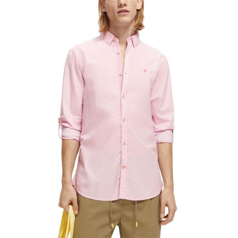 WORKED-OUT POPLIN SLIM FIT SHIRT MEN SCOTCH & SODA
