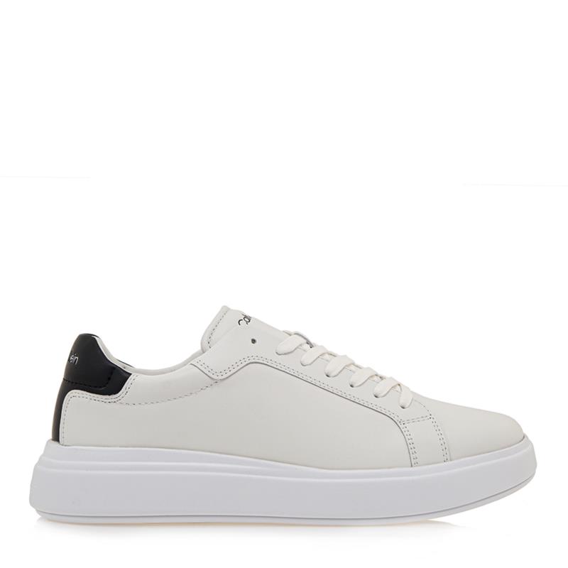 Ανδρικά Sneakers Calvin Klein Leather HM0HM01016 0K9 Λευκά