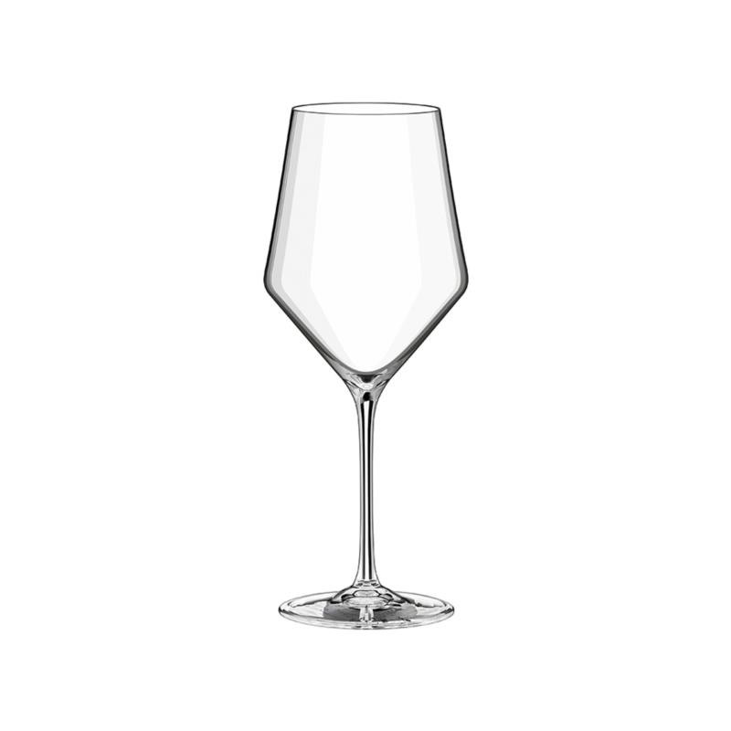 Ποτήρι Κρασιού Γυάλινο Edge Διάφανο Rona 520ml RN68290520 (Σετ 6 Τεμάχια) (Υλικό: Γυαλί, Χρώμα: Διάφανο , Μέγεθος: Κολωνάτο) - Rona - RN68290520