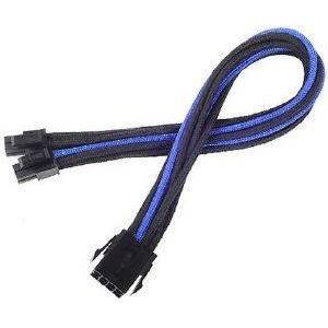 SILVERSTONE PP07-EPS8BA EPS 8-PIN TO EPS/ATX 4+4-PIN CABLE 300MM BLACK/BLUE