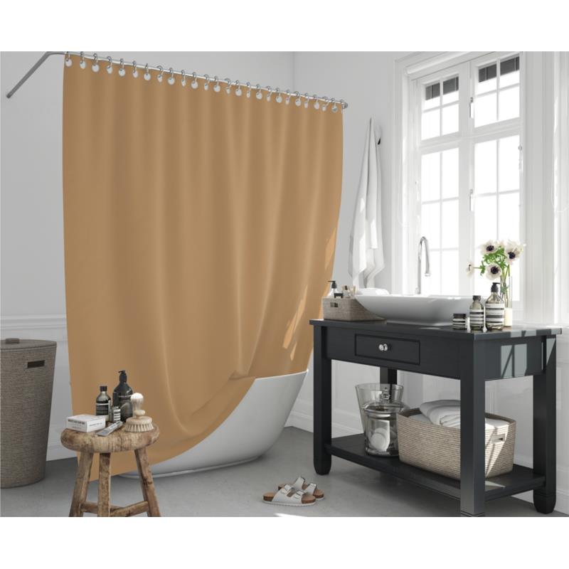 Κουρτίνα Μπάνιου Polyester Beige 180x200εκ. Max Home (Ύφασμα: Polyester, Χρώμα: Μπεζ) - Max Home - BTLJK010BEI