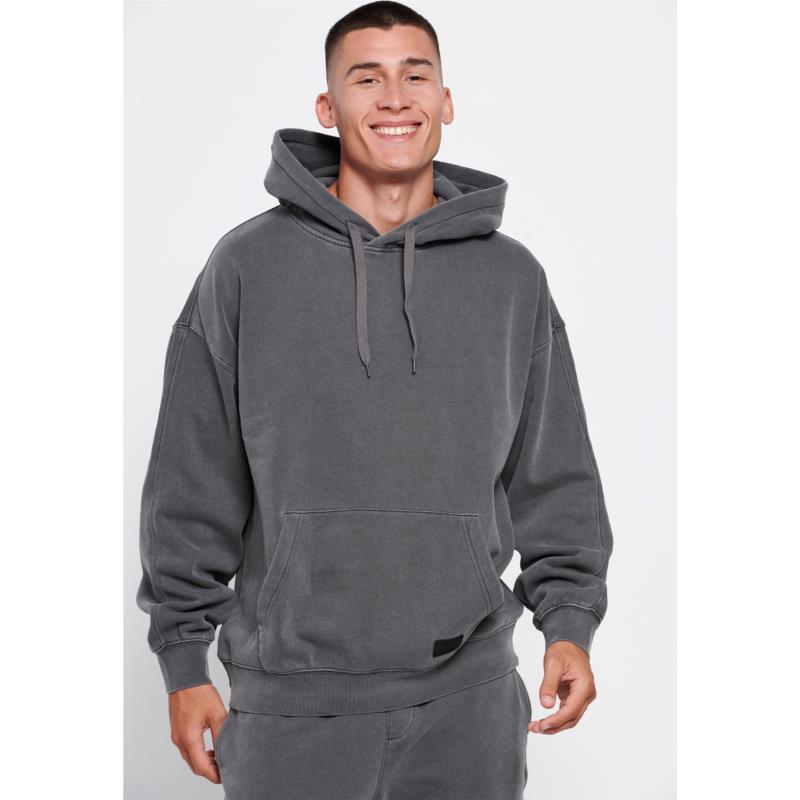 Oversized φούτερ με κουκούλα