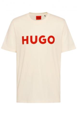 ΑΝΔΡΙΚΟ T-SHIRT ΜΕ ΣΤΑΜΠΑ ΛΟΓΟΤΥΠΟ DULIVIO ΛΕΥΚΟ ΚΑΝΟΝΙΚΗ ΓΡΑΜΜΗ