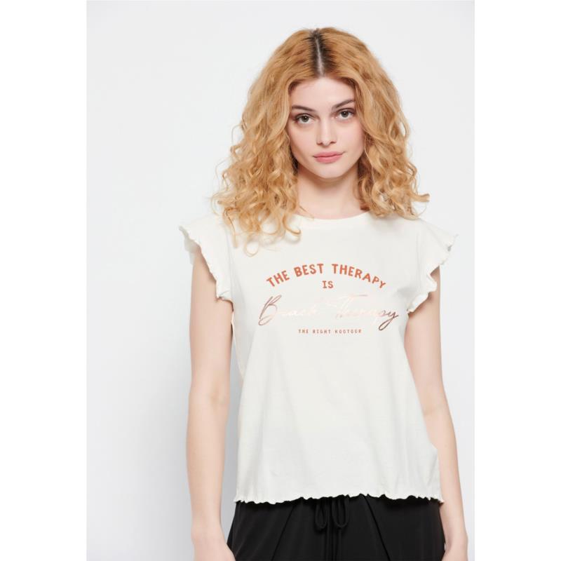 Organic cotton t-shirt με τύπωμα