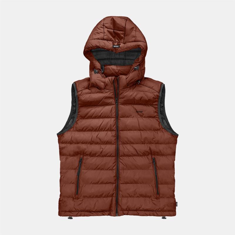 REBASE SLEEVELESS HOODED QUILTED JACKET