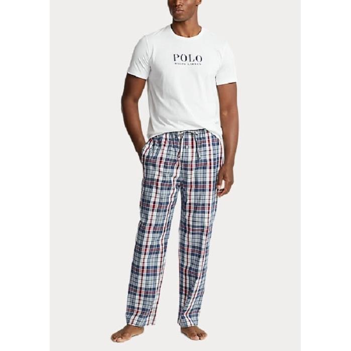 Polo Ralph Lauren Cotton Sleep Shirt & Pyjama Trouser Set 714866979004