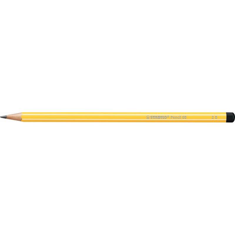 Stabilo Μολύβι 285-2 Pencil 68 Yellow-1Τμχ (01285002)