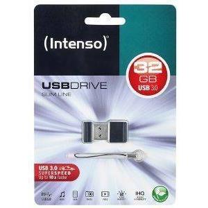 INTENSO 3532480 SLIM LINE 32GB USB 3.0 PENDRIVE BLACK