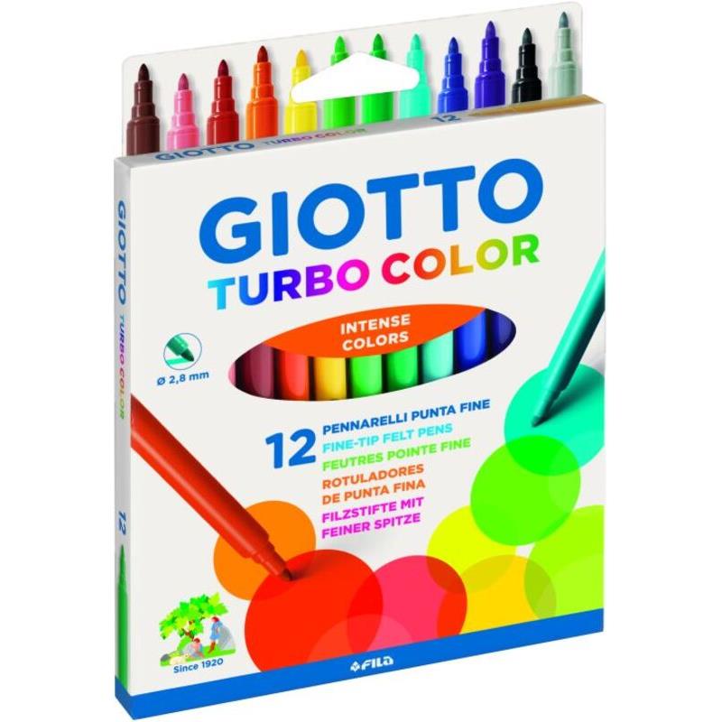 Giotto 12 Μαρκαδόροι Turbo Color (071400)