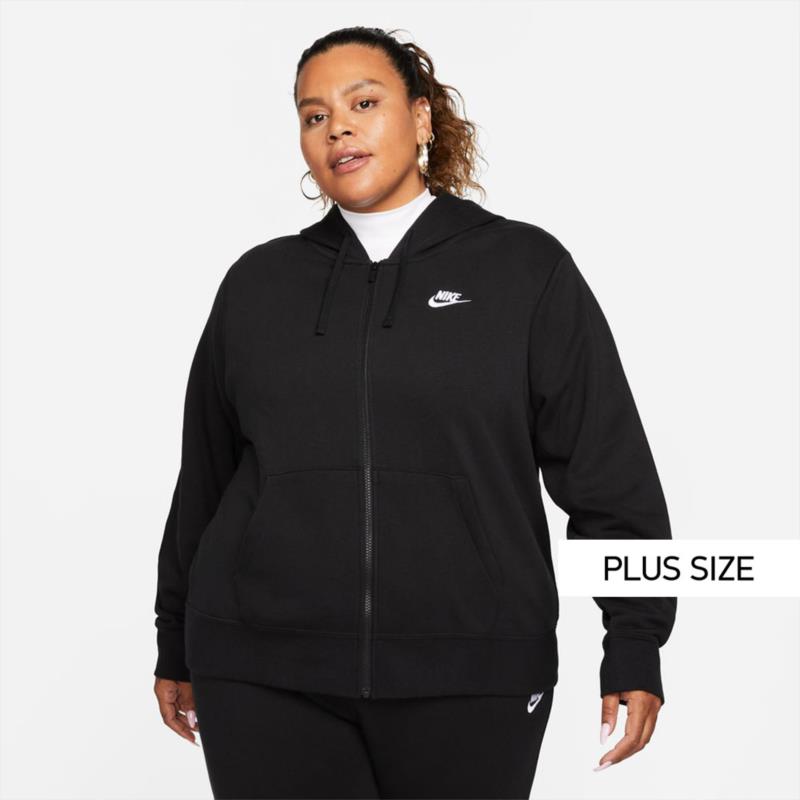 Nike Sportswear Club Fleece Plus size Γυναικεία Ζακέτα (9000111480_1480)