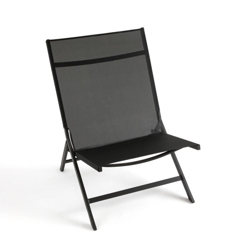 Χαμηλή καρέκλα κήπου από αλουμίνιο Μ69xΠ68xΥ91cm