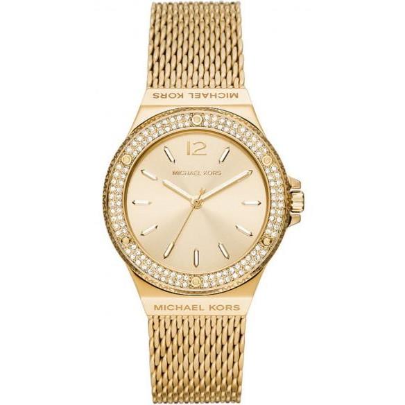 MICHAEL KORS Lennox Crystals - MK7335, Gold case with Stainless Steel Bracelet