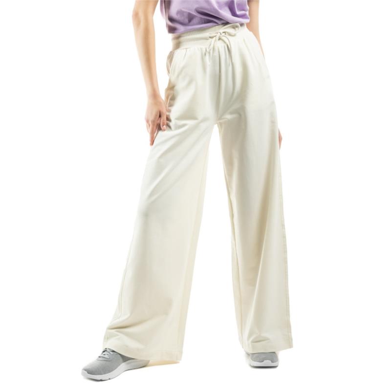 BE:NATION TERRY WIDE LEG PANT 02112304-2A Εκρού