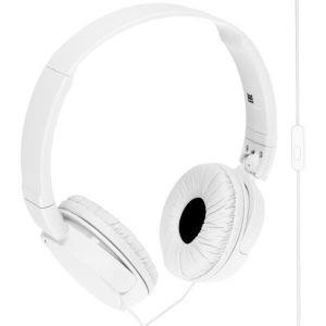 SONY MDR-ZX110AP EXTRA BASS HEADSET WHITE