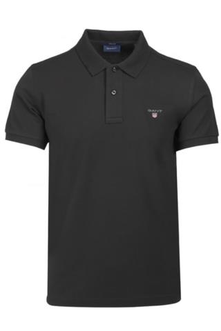 ΑΝΔΡΙΚΟ POLO ΚΟΝΤΟΜΑΝΙΚΟ ORIGINAL PIQUE RUGGER BLACK