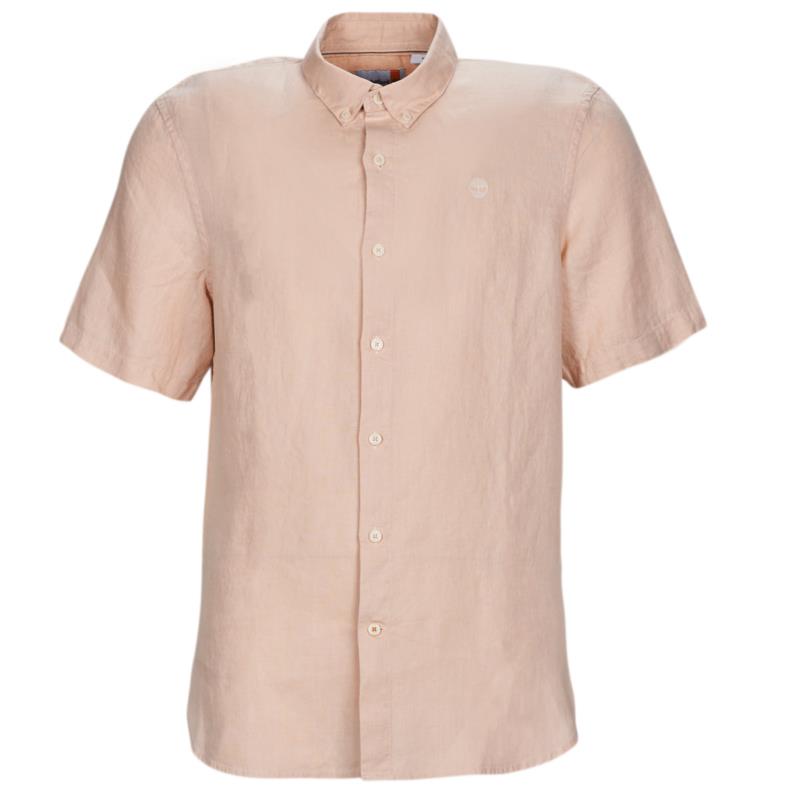 Πουκάμισο με κοντά μανίκια Timberland SS Mill River Linen Shirt Slim