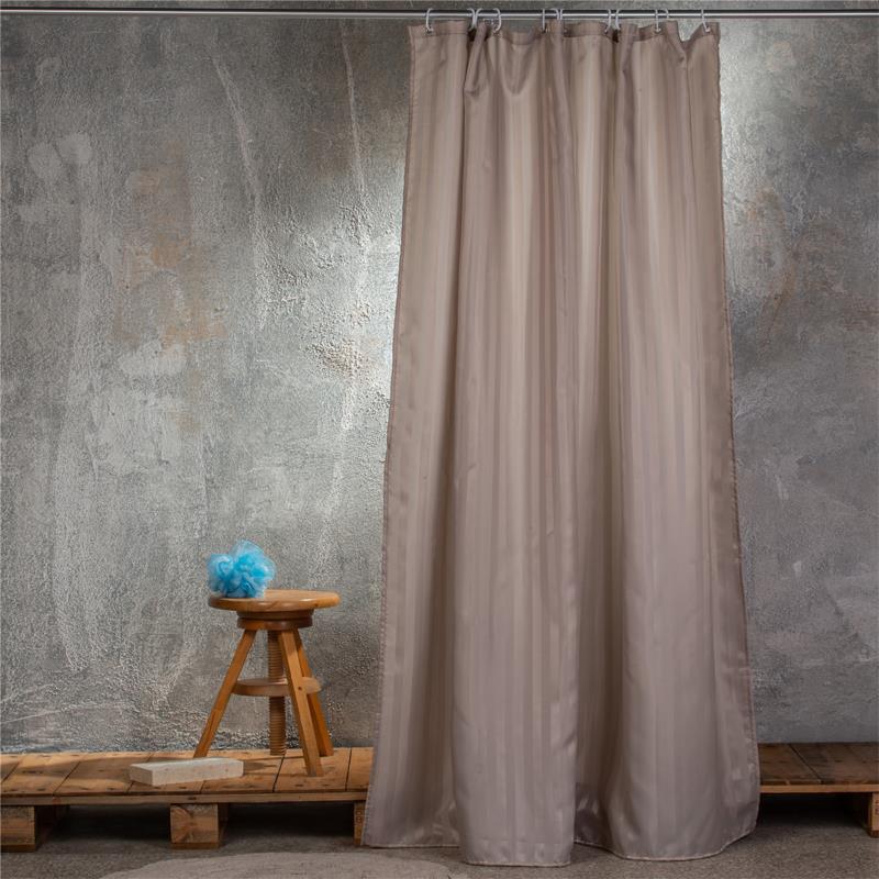 Κουρτίνα Μπάνιου 180X180 Melinen Jacquard Grey (180x180)