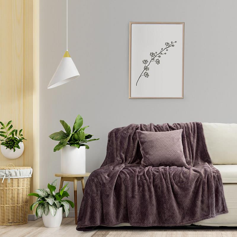 Ριχτάρι Τριθέσιου 180X300 Kocoon Cosy Gray (180x300)