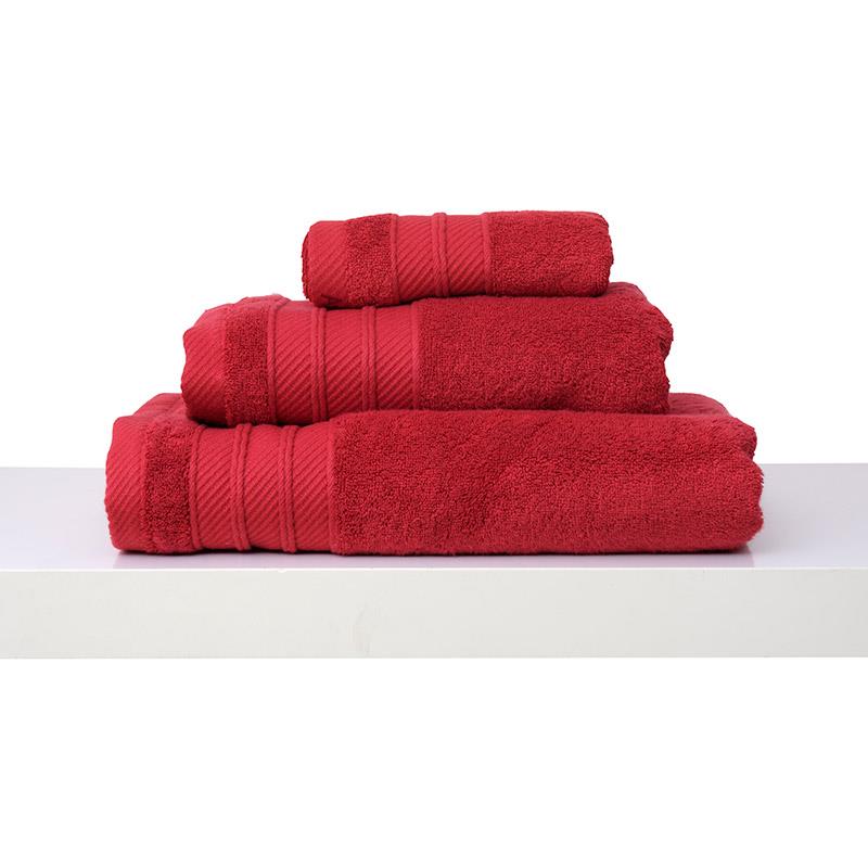 Πετσέτες Χεριών 30X50 (Σετ 3 Τμχ) Anna Riska Soft Κόκκινο (30x50)