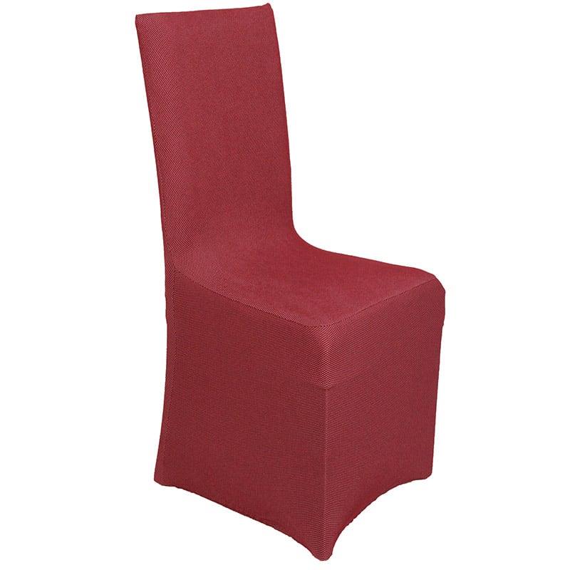 Ελαστικό Κάλυμμα Καρέκλας Με Πλάτη Viopros Elegant Μπορντώ