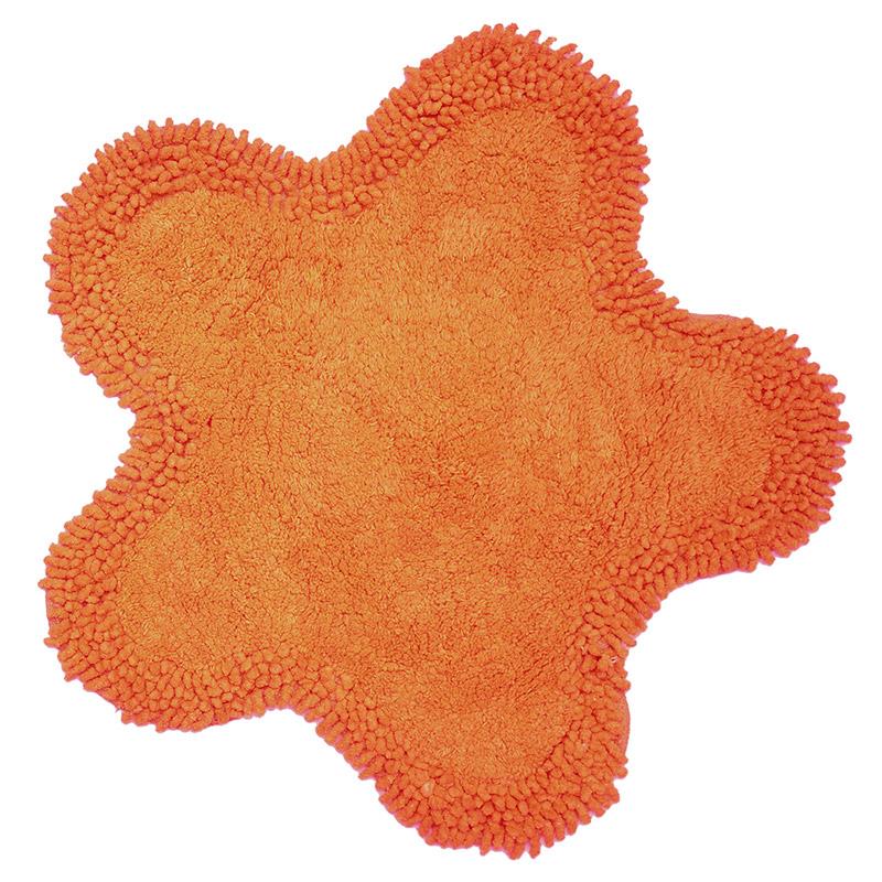 Πατάκι Μπάνιου Φ.50 Viopros Μαργαριτα Πορτοκαλί (Φ.50)
